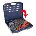 Tööriistakohver alusega."QUALITY SUPER TOOL"