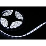 Led riba ,veekindel, külm valge , 5m pikk, 300 SMD 3528.