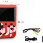 Kaasaskantav mini retromängukonsool 400 mänguga.Must,punane ja valge.