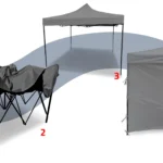 PopUp telk/aiapaviljon 3x3m,+4 seina.Roheline .