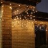 Jõulutuled "jääpurikad"200led,soe valge ,7,5m.