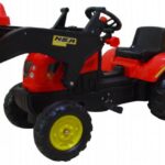 Pedaalidega traktor käru ja laaduriga XXL.Punane ja roheline.Tasuta kulleriga koju!