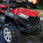 Laste elektriauto JEEP,4x4,amordid,MP3,pult.Punane mustaga.Tasuta kulleriga koju!