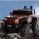 JEEP-J19G-4x4-NA-AKUMULATOR-AUTO-MP3-GRAFITI-BUJAK1116 Laste elektriauto JEEP,4×4,MP3,pult.Tasuta kulleriga koju!