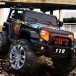 JEEP-J19G-4x4-NA-AKUMULATOR-AUTO-MP3-GRAFITI-BUJAK1117 Laste elektriauto JEEP,4×4,MP3,pult.Tasuta kulleriga koju!