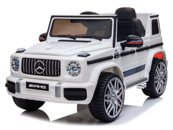 Laste VIP elektriauto MB G63, must,punane ja valge  ,4x45W,nahkiste,pehmed eva rattad.Tasuta kulleriga koju! - Image 7