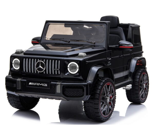Laste VIP elektriauto MB G63, värvivalik  ,4x45W,nahkiste,pehmed eva rattad.Valge.Tasuta kulleriga koju!