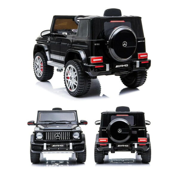 Laste VIP elektriauto MB G63, must,punane ja valge  ,4x45W,nahkiste,pehmed eva rattad.Tasuta kulleriga koju! - Image 8