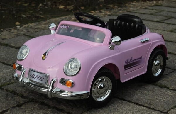 Elektriauto "Retro",roosa,2 mootorit,MP3.Tasuta kulleriga koju! - Image 6