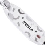 Hulajnoga-miejska-skladana-AILO-kola-200mm-amortyzator-przod-tyl-biala-GIMME-144054 Tõukeratas amortidega -kuni 100kg (valge ).