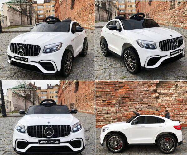 Laste elektriauto MB GLC 63S 4×45W,pult,nahkiste,pehmed eva rattad.Tasuta kulleriga koju!