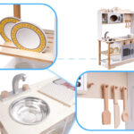 Laste puidust mänguköök"Lulilo Kuketo"+ lisatarvikud,85cm.Tasuta kulleriga koju!