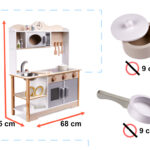 Laste puidust mänguköök"Lulilo Kuketo"+ lisatarvikud,85cm.Tasuta kulleriga koju!