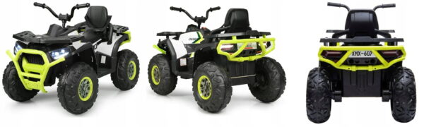 Elektriline ATV,4x4,pehmed rattad,amordid jne.Kollane,must  ja sinine.Tasuta kulleriga koju! - Image 4