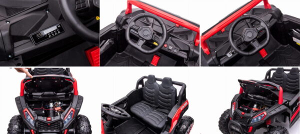 Jeep "Buggy" 4x4,pult,pehmed rattad,nahkiste.Värvivalik!Tasuta kulleriga koju!