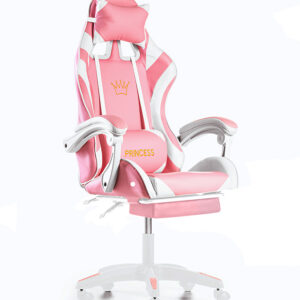 FOTEL-GAMINGOWY-Z-PODNOZKIEM-KUBELKOWY-BIUROWY-GRACZA-OBROTOWY-NOWOCZESNY Mänguritool massaažifunktsiooni ja jalatoega. roosa . Tasuta kulleriga koju! SOODUSMÜÜK!