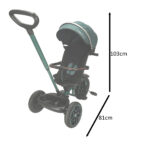 Trike Fix jalgratas,2024 mudel.Roheline ja must.Tasuta kulleriga koju!