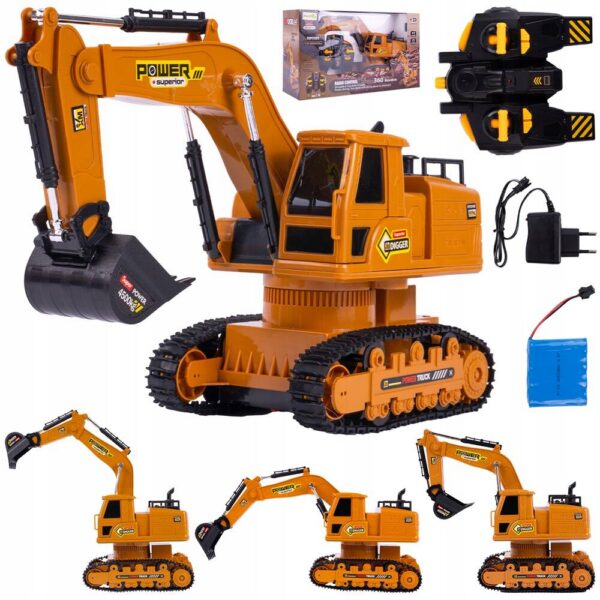 Puldiga juhitav eksavaator.Lisad ja helid.SOODUSMÜÜK!