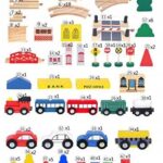 Sprytne-Zabawki-Duza-Kolejka-Drewniana-100-Elementow-Seria-Sprytne-zabawki Puidust rongirada/raudtee ,100 osa, 4,5m.SOODUSMÜÜK!