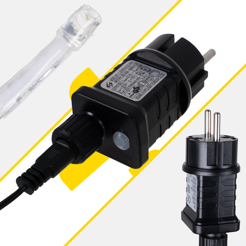 Jõulutuled,jääpurika​d 500led,22,5m.,soe valge+flash efekt !