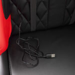 67a9dcccbeff3243d1cd7ce9_FOTEL GAMINGOWY Z PODNÓŻKIEM CZERWONY 15 Mänguritool massaažifunktsiooniga.must,sinine ja punane.Tasuta kulleriga koju