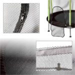 Trampolina-ogrodowa-dla-dzieci-siatka-140-cm-zielona-169839 Batuut 140cmx118cm.Roheline.