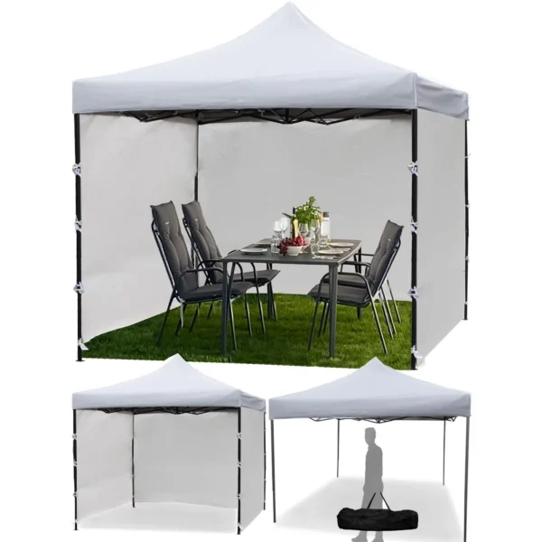 PopUp telk/aiapaviljon 3x3m,+3 seina. valge.Tasuta kulleriga koju!
