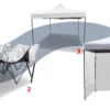 PopUp telk/aiapaviljon 3x3m,+3 seina. valge.
