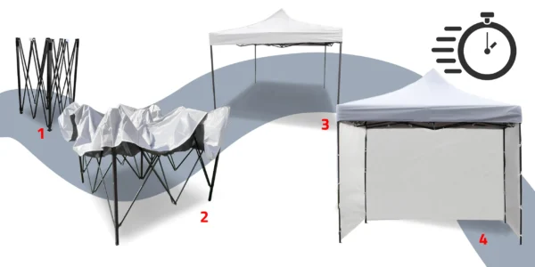 PopUp telk/aiapaviljon 3x3m,+3 seina. valge.Tasuta kulleriga koju! - Image 5