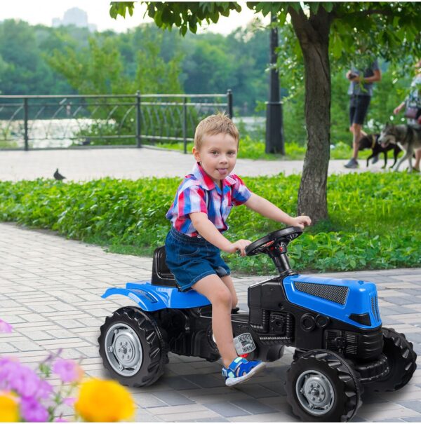 Pedaalidega traktor XXL.sinine.Tasuta kulleriga koju! - Image 2