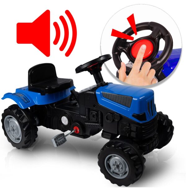 Pedaalidega traktor XXL.sinine.Tasuta kulleriga koju! - Image 3