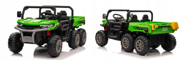 Kahekohaline  veoauto 6 ratast 24v 4x4 puldiga EVA nahast 300w.Tasuta kulleriga koju! - Image 6