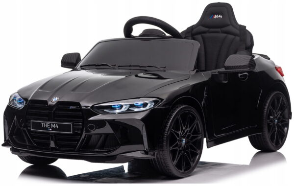 M4 Elektriauto BMW M4,2x45W,pehmed rattad,nahkiste.Must,valge .Tasuta kulleriga koju!
