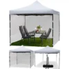 PopUp telk/aiapaviljon 3x3m,+4 seina,valge.