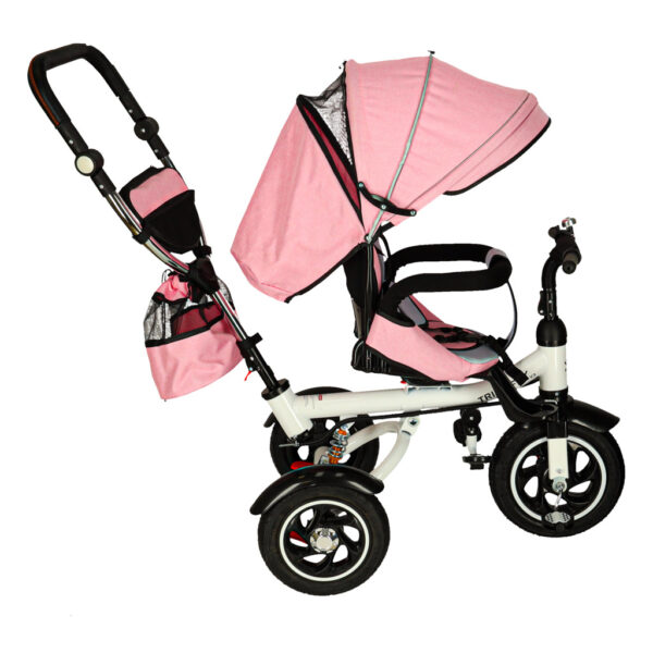 Trike Fix V3  3 rattaline jalgratas/jalutuskäru,roosa.Tasuta kulleriga koju! - Image 5