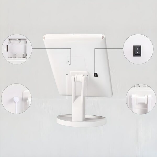 suur-led-valgustusega-kosmeetiline-peegel-8b4467eeaab8f2960d32f624ee3649e6_reference Suurendusega LED-valgustusega kosmeetiline peegel.Must,valge