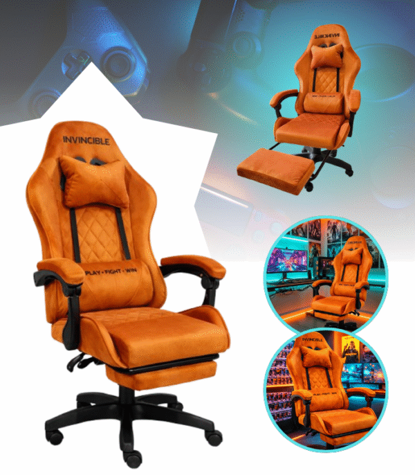 Mänguritool jalatoega,seemisnahaga,oranz .Tasuta kulleriga koju! SOODUSMÜÜK!