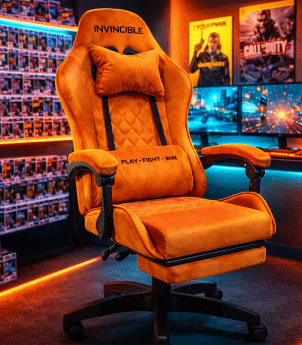 Mänguritool jalatoega,seemisnahaga,oranz .Tasuta kulleriga koju! SOODUSMÜÜK!