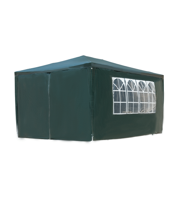 Aiapaviljon/telk 3x4m.Roheline.4 seina,2 akendega, 2 lukuga.Tasuta kulleriga koju!