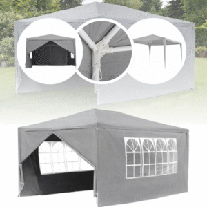 Aiapaviljon/telk 3x4m.Hall,4 seina,2 akendega, 2lukuga.Tasuta kulleriga koju!