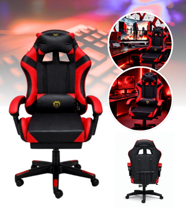 Mänguritool massaazifunktsiooni ja jalatoega.Punane.