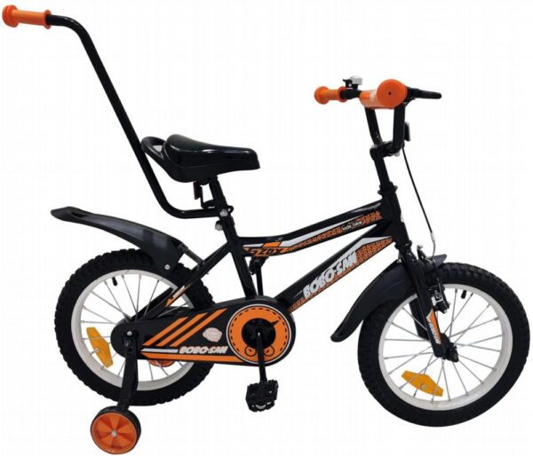 Jalgratas 16" must oranziga .Tasuta kulleriga koju!