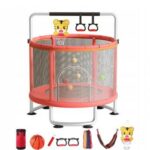 Trampolina-dla-dzieci-pilki-koszykowka-150cm-czerw-176665