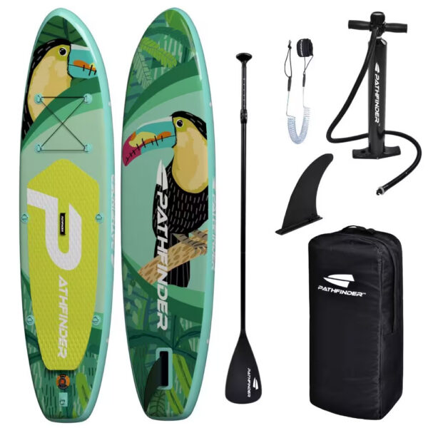 SUP laud Pathfinder Toucan Leaf 310x82x15 cm.Tasuta kulleriga koju!