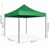 PopUp telk/aiapaviljon 3x3m.Roheline.Tasuta kulleriga koju!