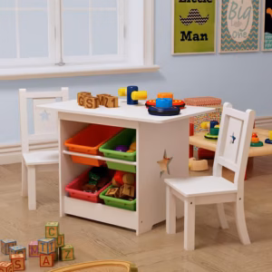 Lastetoa mööblikomplekt, 2 tooli,laud ja mänguasjakastid.Tasuta kulleriga koju!