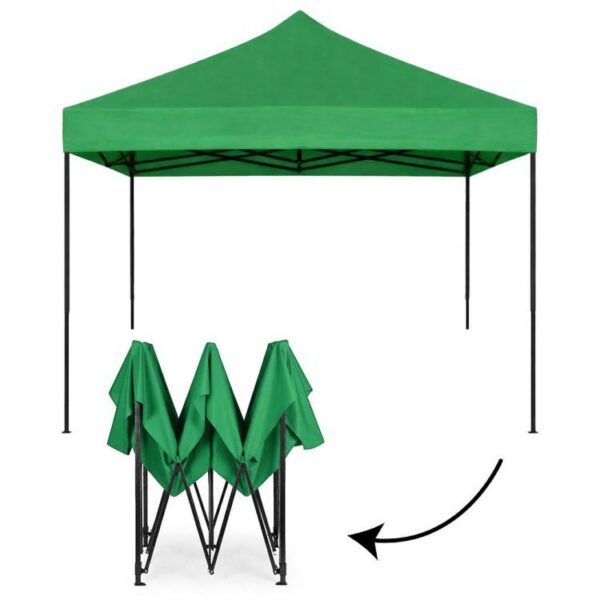 PopUp telk/aiapaviljon 3x3m.Roheline.Tasuta kulleriga koju!