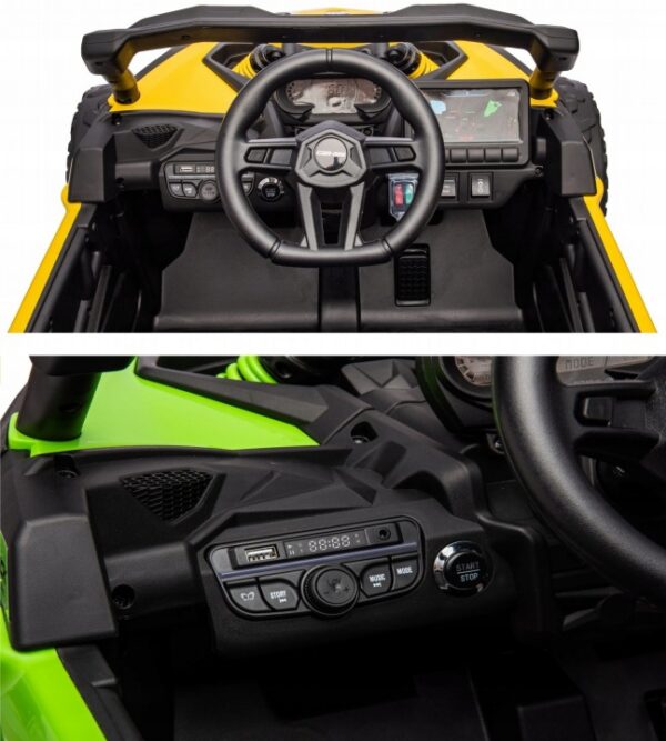 Buggy-Can-Am-MAVERICK-24V-auto-na-akumulator-4x4-pilot-skora-eva-800WAT-DK-CA003 (7) Elektriline Buggy Can-Am ,24V,4x4,800W.Värvivalik! Tasuta kulleriga koju!