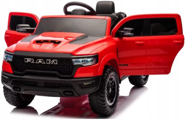 DODGE-RAM-1500-auto-na-akumulator-skora-pilot-miekkie-kola-eva-samochod-12V-ZB618 (6) Laste elektriauto "Dodge RAM 1500" nahkiste,pehmed rattad,MP3,Tasuta kulleriga koju!
