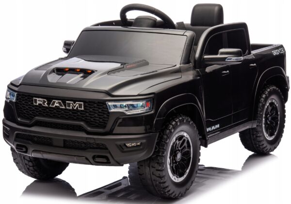 DODGE-RAM-1500-auto-na-akumulator-skora-pilot-miekkie-kola-eva-samochod-12V-ZB618 (7) Laste elektriauto "Dodge RAM 1500" nahkiste,pehmed rattad,MP3,Tasuta kulleriga koju!